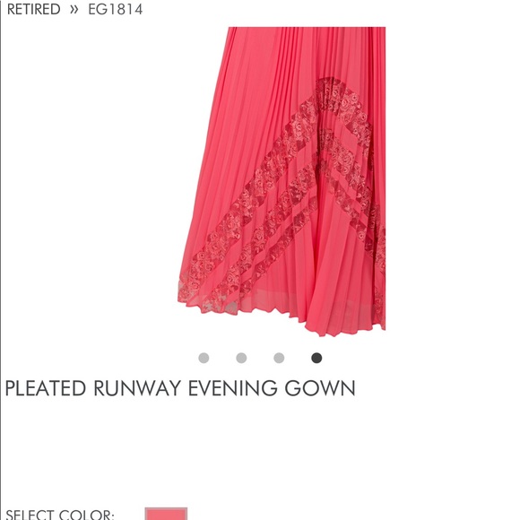 Badgley Mischka Women’s Spaghetti Strap Gown NWT - Picture 4 of 6